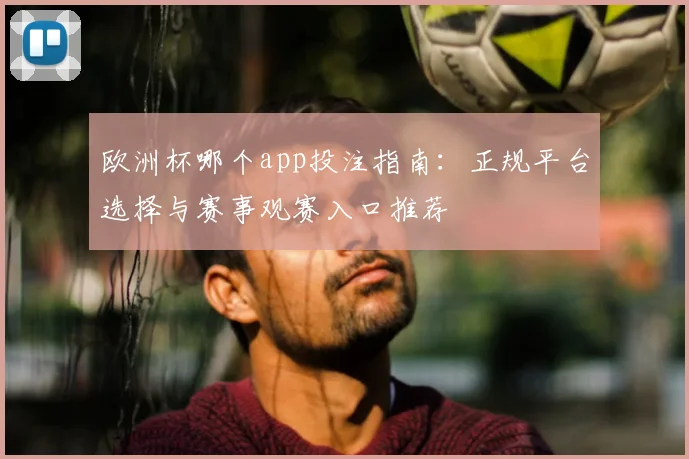 欧洲杯哪个app投注指南:正规平台选择与赛事观赛入口推荐