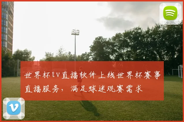 世界杯tv直播软件上线世界杯赛事直播服务,满足球迷观赛需求